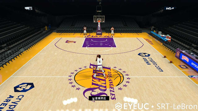 NBA 2K23 Los Angeles Lakers Court