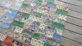 Charity baby quilts using Debbie Mumm fabric