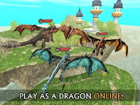 Download Game Dragon Sim Online: Be A Dragon Apk v4.0 (Mod Money/Unlocked) Update Terbaru 2016