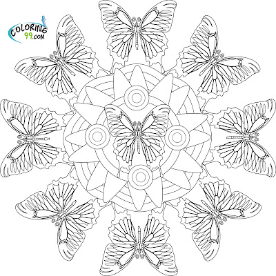 Mandala Coloring Pages  4