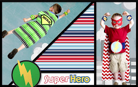 Super Hero fabrics from Riley Blake