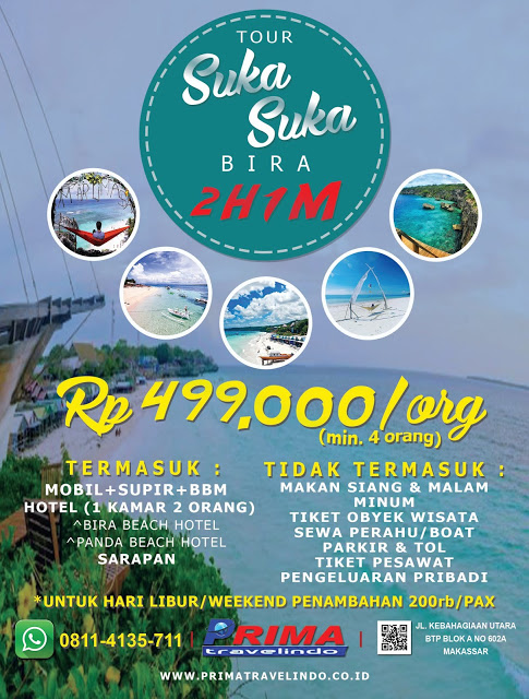 Paket Tour Suka-Suka Tanjung Bira 2 Hari 1 Malam