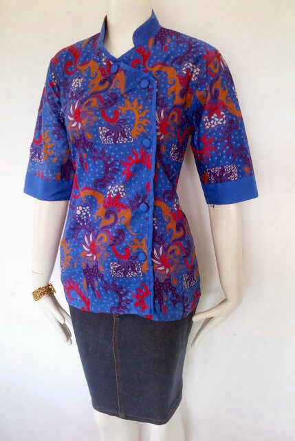 BAJU BATIK  WANITA  BATIK  WANITA  BATIK  WANITA  KERJA