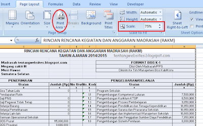  Dalam melaksanakan print out dari file excel di komputer sering terjadi ialah hasil print ti Cara Print File Excel Agar Tidak Terpotong