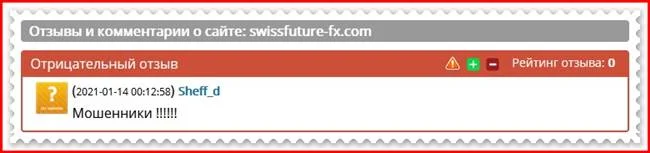 SwissFutureFX – отзывы о брокере?