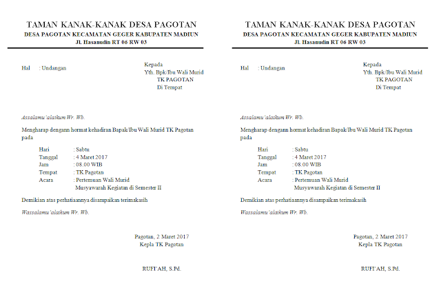 Contoh Surat Pernyataan Jam Kerja - Musica Theme V2