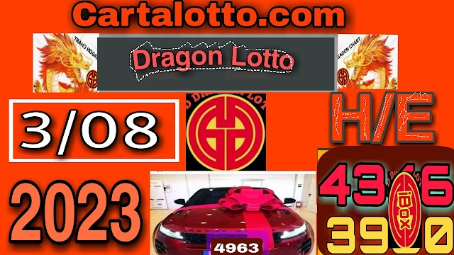 GDL(VIP H/E) Carta For Thursday 3rd August 2023|Carta Lotto