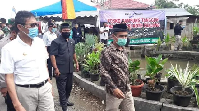 Kampung Tangguh Diresmikan, Tokoh Masyarakat Nagari Koto Panjang Apresiasi TNI-Polri.