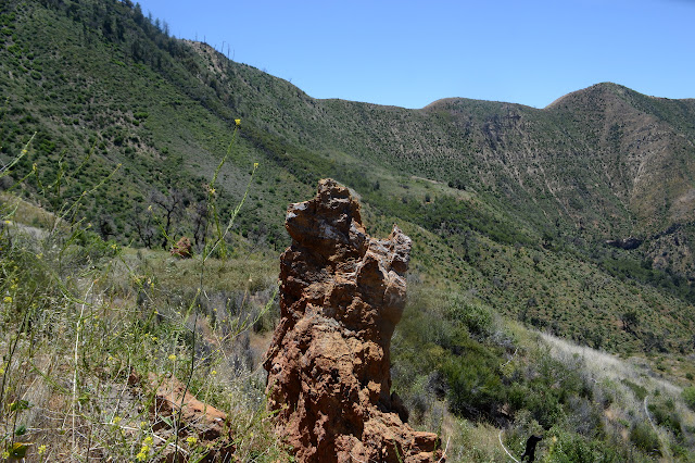 pillar of red rock