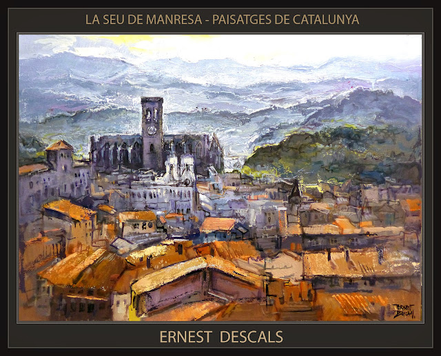 SEU-MANRESA-PINTURA-PAISATGES-CATALUNYA-CUADROS-PAISAJES-PINTOR-ERNEST DESCALS-