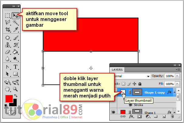 Cara membuat bendera merah putih dengan photoshop