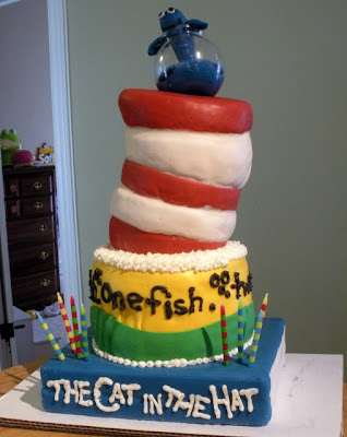 cat in hat cake. Dr. Seuss Cake: Cat in the Hat