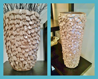 before and after diy painting ceramic vases