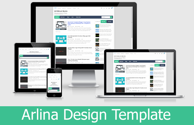 Arlina Design Clone Blogger Template