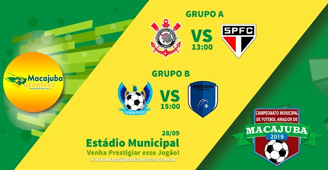 Confira os próximos jogos deste final de semana pelo Campeonato Municipal de Macajuba 2019