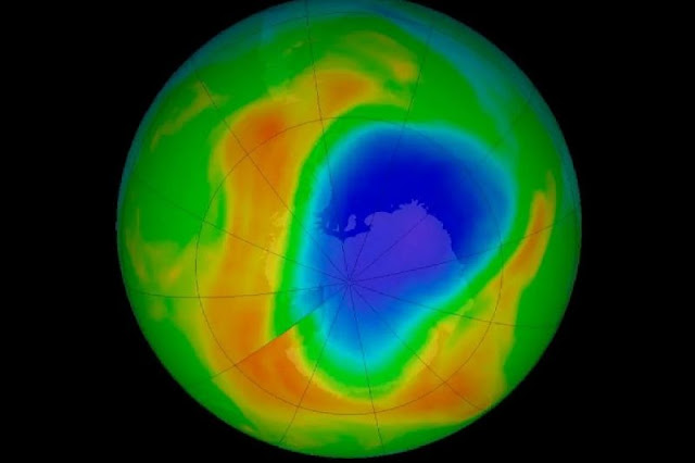 El agujero que está en la capa de ozono se reduce