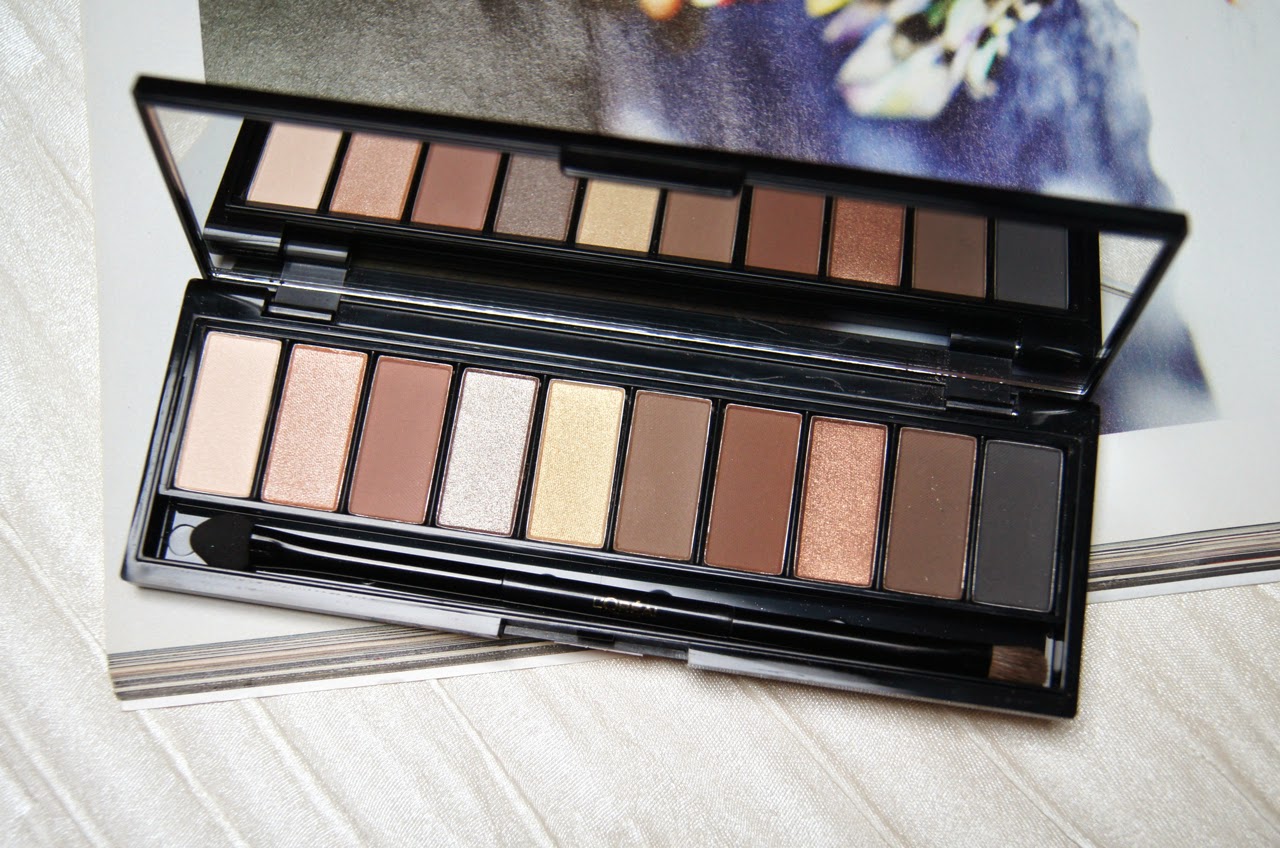 loreal la palette nude beige review swatches