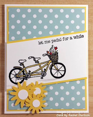 Card made with Stampin'UP!'s Pedal Pusher Stamp Set