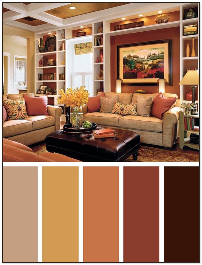 27 Color Schemes for Living Rooms #homedesign #homedecor #livingroom