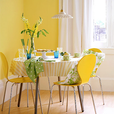 Dining Room on Yellow Dining Room  Interior Design