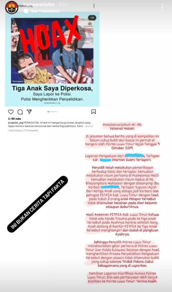 VIRAL! Tiga Anak Saya Diperkosa: Dipaksa Tanda Tangan BAP, Dilabeli Hoax Polisi, Kasus Dihentikan