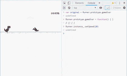 Hacking the Chrome Dino Game Mangoopedia