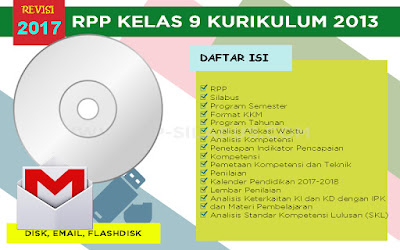 Jual RPP SMP Kelas 9 Kurikulum 2013 Revisi 2017