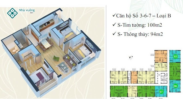 Căn hộ số 03, 06, 07 Eco Green City