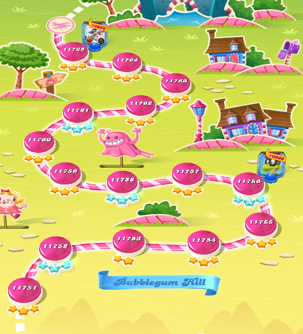 Candy Crush Saga level 11751-11765
