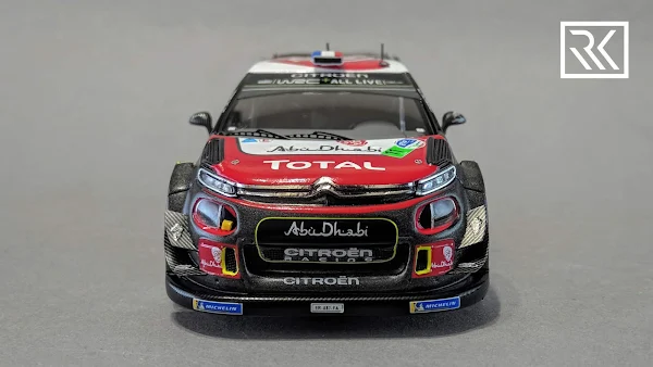 Zdjęcie modelu Spark Citroën C3 WRC, Rally Mexico 2018, S. Loeb / D. Elena