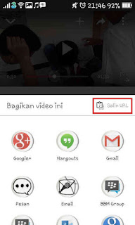 Cara download video youtube di android