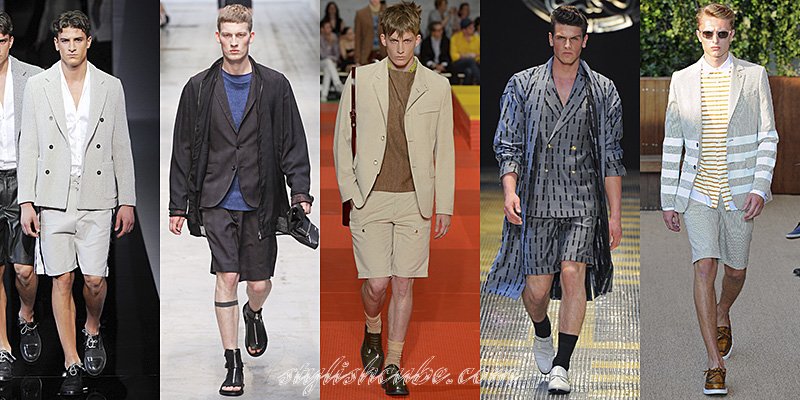 Spring Summer Men's Shorts Trends 2013