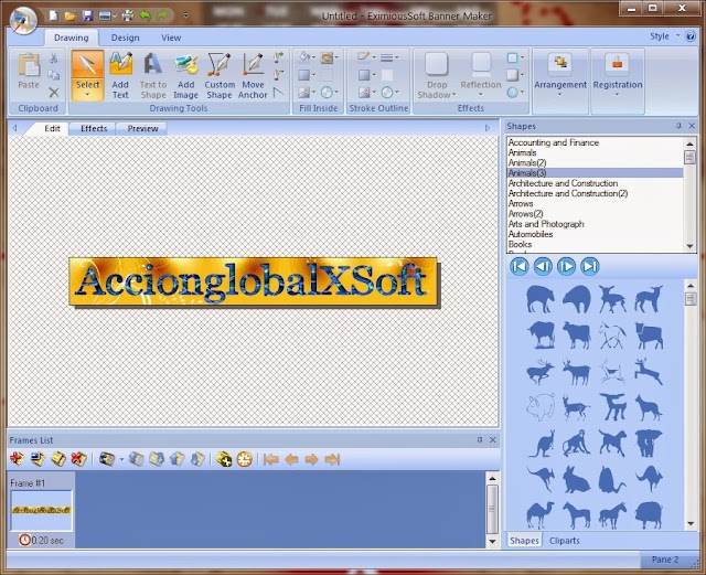 EximiousSoft Banner Maker 5.23 [Creación de banners y logos web]