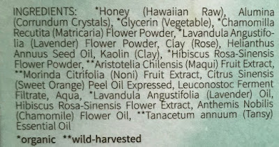 Ingredients for Leahlani Skincare Honey Love Microdermabrasion Exfoliator