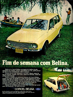 propaganda Ford Belina - 1970; propaganda década de 70; os anos 70; Oswaldo Hernandez