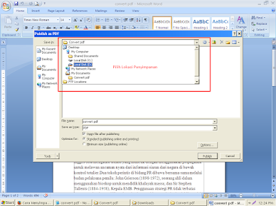 Cara Convert File Ms Word Ke PDF Dengan Mudah