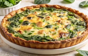 Quiche mit grünem Spargel, Erbsen & Feta🥬