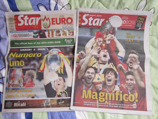 Euro 2012 2008 World Cup Soccer Football Spain winners Italy finals Poland Ukraine Spanish