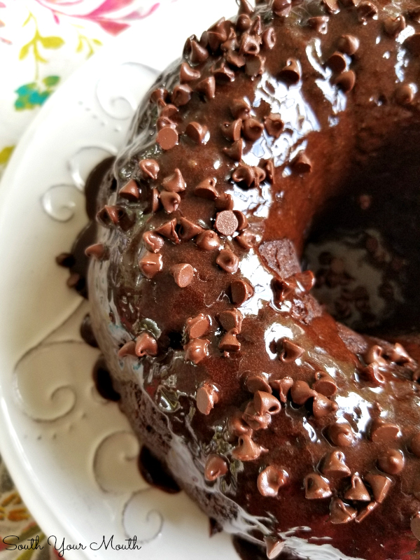 Impossible 5-Ingredient Chocolate Cake | A moist, fudgy, decadent chocolate bundt cake recipe made with just five ingredients.