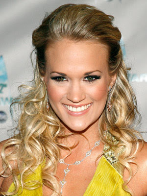 carrie underwood long hair. hot Carrie Underwood and Her Wax carrie underwood long hair. carrie