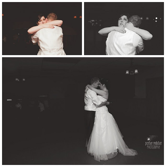 photos of bride and groom first dance