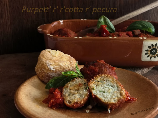 polpette di ricotta di pecora