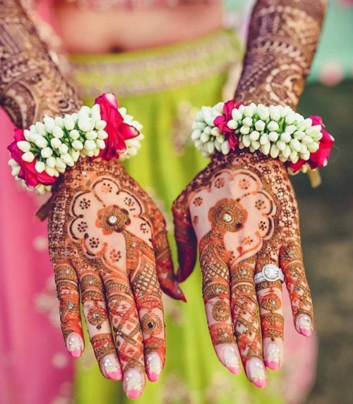 Traditional Mehendi designs -Henna wedding bride