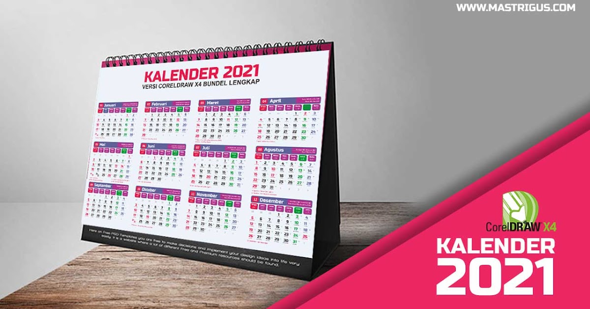 Download Desain Kalender  2021  Lengkap CDR  Jawa  Hijriah 