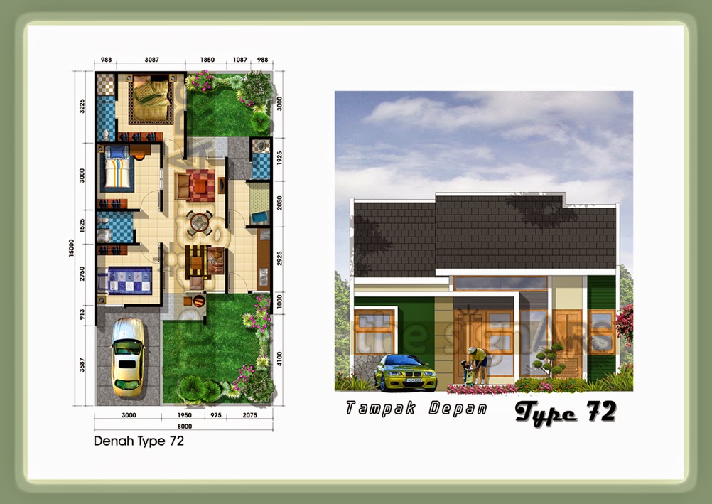 Desain Rumah Mungil, Solusi Tanah Sempit ~ Kumpulan Model Rumah 