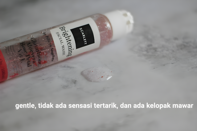 Review Brightening Facial Wash dari Scarlett Whitening