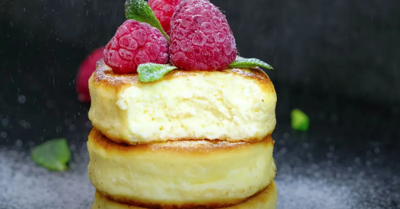 A recipe for making cheesecakes that are lush and delicate like a cloud