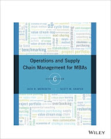 Operations Supply Chain Management MBAs 6e Meredith Solutions