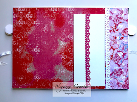 Nigezza Creates with Stampin' Up! to make a Mini Album with Woven Threads DSP