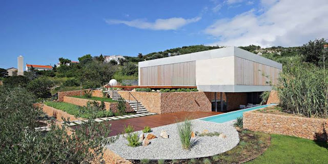 MEDITERRANEAN OLIVE HOUSE DESIGN OFFERS UNIQUE FAMILY HOUSE LOCATED IN PAG, CROATIA